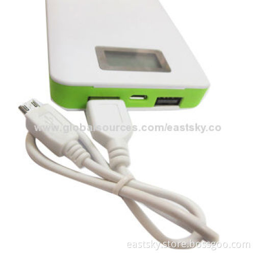 Promotional Slim 8000mAh Charger for iPhone/iPod/Digital Camera/Mobile Phones/MP3/MP4/GPS, CompactNew